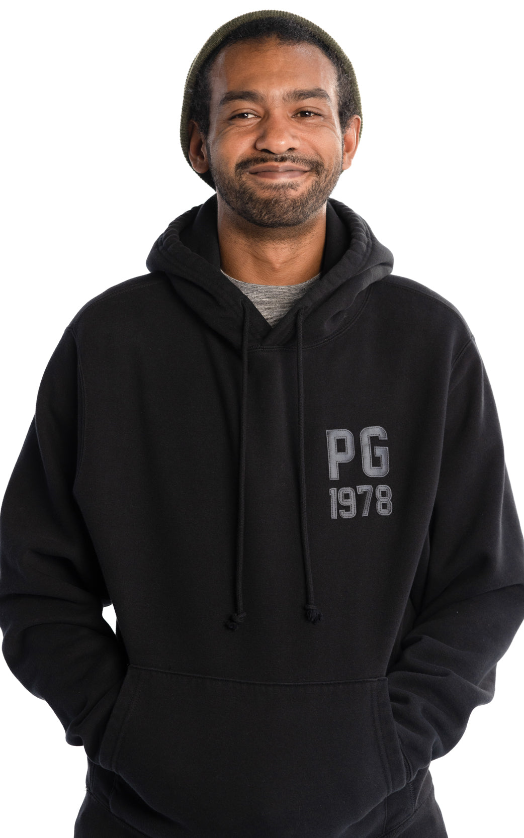 BLACK PULLOVER HOODIE - CENTRAL PARK WEST